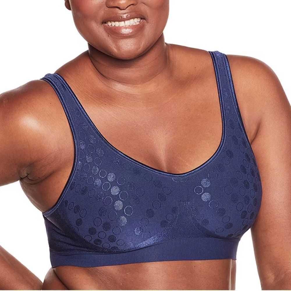 Bali Comfort Shaping Seamless Wireless Full Coverage Bra Large NEW MSRP $48